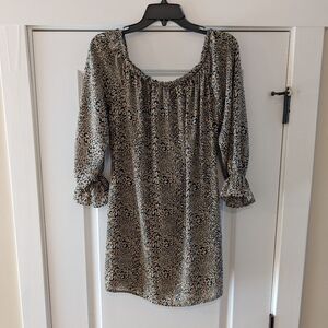 Daytrip Leopard Print Women's Dress, Size L